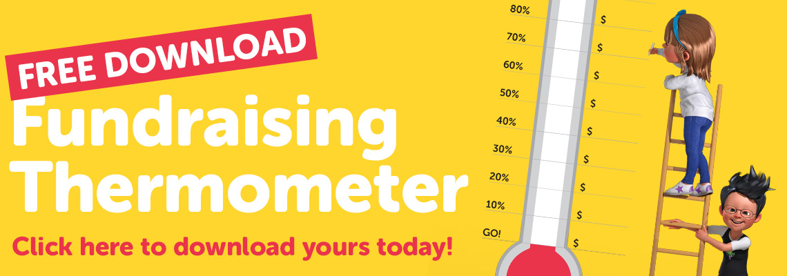 Download your free Fundraising Thermometer Poster.