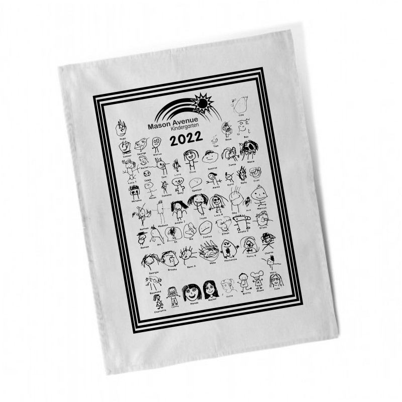Mason Avenue Kindergarten Tea Towel