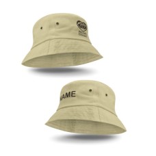 Palms Educare Beige Bucket Hat with Name