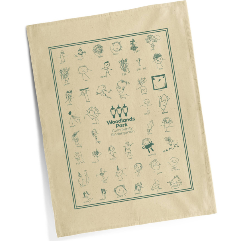 Woodlands Park Tea Towel - Single