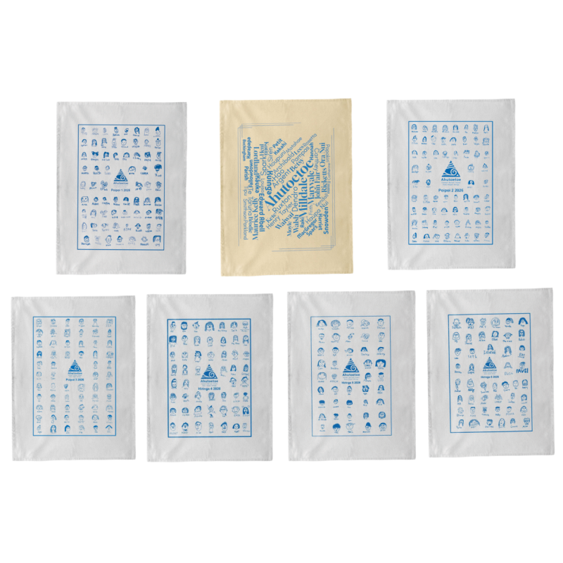 Ahutoetoe Primary School Tea Towel