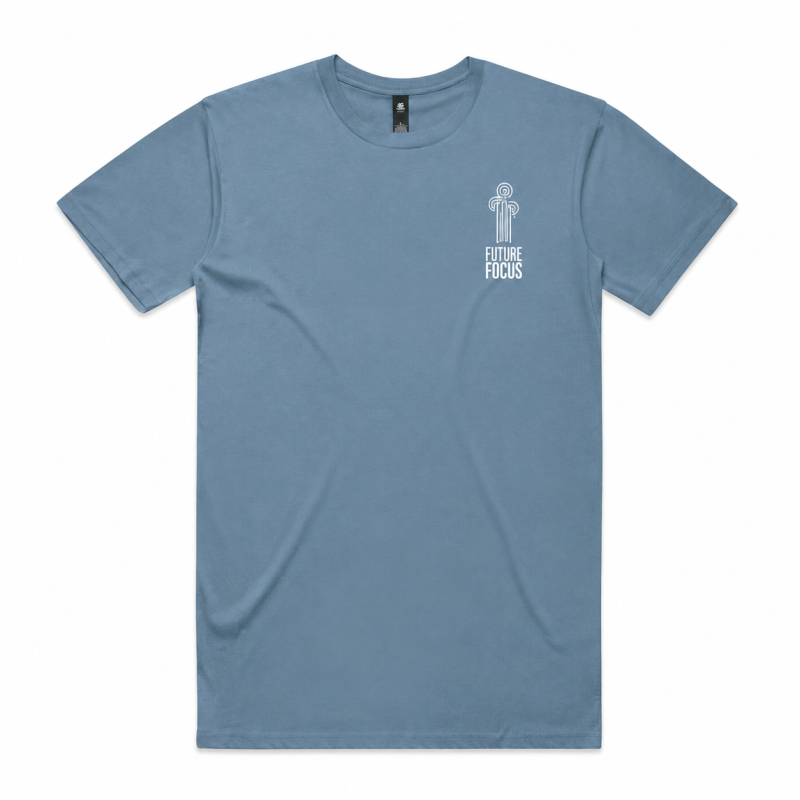 Future Focus Staple Tee - Fog Blue