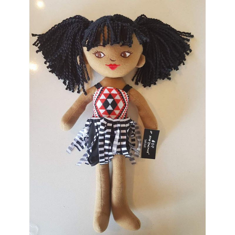 Soft Maori Toy Mascot Girl Doll